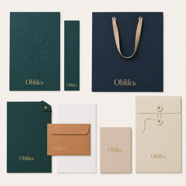 Фирменная полиграфия Oblikъ